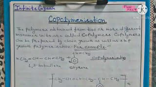 Copolymerization  polymer Chemistry [upl. by Giulietta]