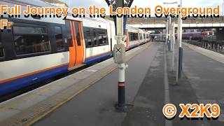 Full Journey On The London Overground From Richmond to Stratford [upl. by Itch601]