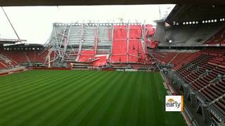 Dutch stadium roof collapses spectators trapped [upl. by Kellia]