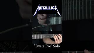 Dyers Eve Guitar Solo  Metallica [upl. by Aikcin]