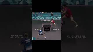 Alexis Lebrun best point paris2024 alexislebrun tabletennis pingpong wtt worldtabletennis tt [upl. by Ced356]