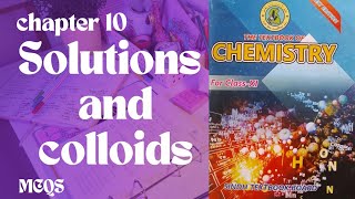 Solutions and colloids chapter 10 Sindh board mcqs Solutions and colloids mcqs Sindh board [upl. by Samala]