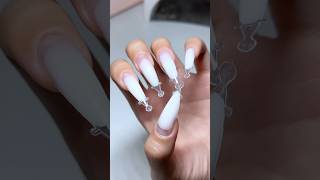 ombre polygel extensions 💅🏻 polygel nails nailtutorial dualforms diynails [upl. by Eeresid376]