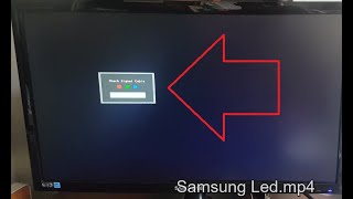 Monitor Samsung Led S22A300B sem sinal  Check signal cable [upl. by Saduj]