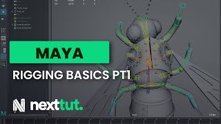 Maya Tutorial  Rigging Basics Part 1 [upl. by Rudwik946]