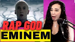 First Time Hearing Eminem  Rap God Explicit  Opera Singer Reaction [upl. by Sedgewinn829]