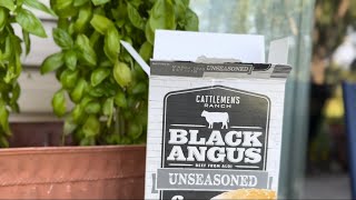 CATTLEMENS RANCH BLACK ANGUS BEEF FROM ALDI UNSEASONED [upl. by Valerle]