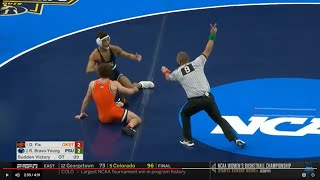 Top 10 Best Takedowns at The 2021 NCAA Wrestling Championship [upl. by Mesics351]