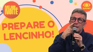 Craque Neto chora ao assistir homenagem da família ao vivo no Melhor da Noite [upl. by Marijane670]