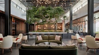 AMEX opens largest Centurion Lounge at Atlanta airport [upl. by Epoh]