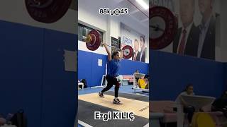 Ezgi KILIÇ Silkme 88kg [upl. by Hildegaard324]