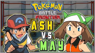 Ash vs May Sinnoh Battle Frontier [upl. by Whang679]