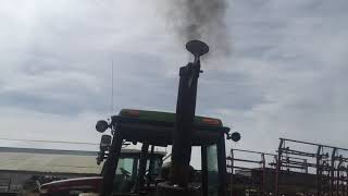 John Deere 4030 getting fired up [upl. by Hgielsa]