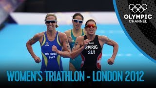 Triathlon  Women  London 2012 Olympic Games [upl. by Ientruoc161]