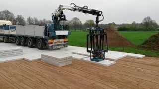 Betonplaten leggen  SIMbeton [upl. by Rosel]