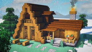 Minecraft How To Build A Small Cabin  Tutorial [upl. by Nashoma310]