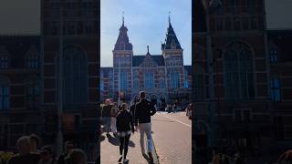 Rijksmuseum in Amsterdam Netherlands dedicated to Dutch Arts amp History travel holiday amsterdam [upl. by Aiceila]