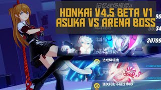 v45 Asuka vs Arena Bosses  Honkai x Evangelion Beta v1 [upl. by Werner]