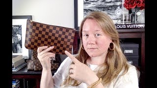 How to Use the Louis Vuitton Neverfull POCHETTE with Agendas  Autumn Beckman [upl. by Rebna735]