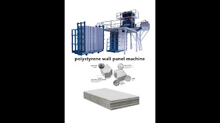 polystyrene wall panel machine  lightweight wall panel machine [upl. by Xena]