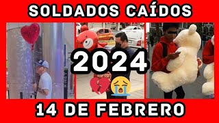 Estos SOLDADOS CAÍDOS fue lo que dejo este 14 de febrero 2024 [upl. by Fanchette]