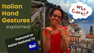 Top 11 Italian Hand Gestures Explained By Italians [upl. by Annayehc]