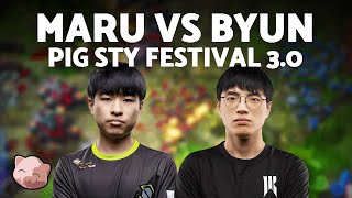 MARU vs BYUN  PiGFest 30 Semi Finals Bo7 TvT  Unofficial SMACKTalk Episode 2  StarCraft 2 [upl. by Leilamag]