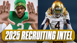 Notre Dame recruiting news Breaking down whats left on the 2025 board  Deuce Knight visit [upl. by Aizatsana]