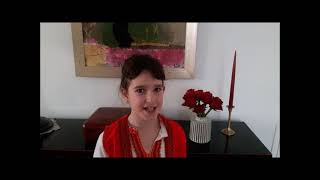 Bulgarian School Gergana New York 7 March 2021 Spring Concert Tri Shturtsi [upl. by Eded]