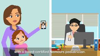 Online Live Visits with Nemours Pediatricians  Nemours CareConnect [upl. by Hehre]