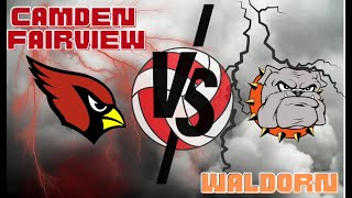 Camden Fairview High School vs Waldron High School Womens Varsity Volleyball [upl. by Kreiker]