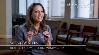 Will I Like Monovision  MaloneyShamie Vision Institute [upl. by Siol]