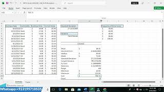 Exp19ExcelCh08ProtfolioAnalysis  Chapter 08 Protfolio Analysis  Protfolio Analysis [upl. by Gula66]