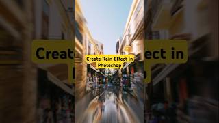 Create Rain Effect or Wet Effect  Photoshop Tutorial 2024 shorts shortvideo [upl. by Ailecnarf]