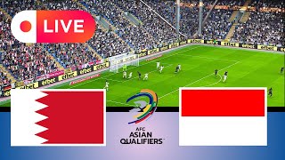 🔴LIVE BAHRAIN VS INDONESIA  FIFA World Cup Qualifying  AFC 2024  eFootball PES 21 Gameplay [upl. by Lanevuj]