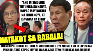 Matapos AKUSAHAN NA DRGDELER si MICHAEL YANG CASTRO NATAKOT lay PRRD quotAKO TOT0DAS at SASAMA KITA [upl. by Rbma]