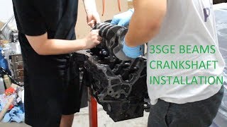 3SGE BEAMS Rebuild Crank Installation  Visit To The Machine Shop [upl. by Yacano]