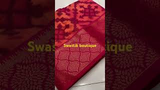 Rich n Soft Banarasi Semi Silk with Rich Block Print all over the Saree with Beautiful Border1275 [upl. by Publia]