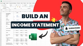 How to Build a Basic Financial Model in Excel [upl. by Neitsabes]