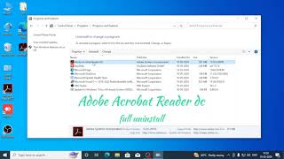 Adobe Acrobat Reader Full Uninstall 2024 [upl. by Ellinej]