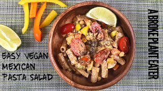 Easy Vegan Mexican Pasta Salad [upl. by River]