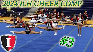 2024 ILH Cheer Comp 3  Iolani JV 4K [upl. by Adnovad]