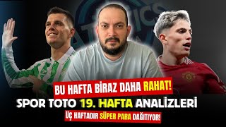 GÜZEL HAFTA 19 Hafta Spor Toto Tahminleri  Atistics TV TuttoLig [upl. by Leehar420]