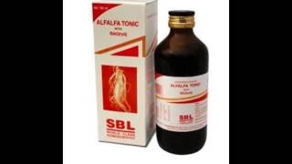 SBL Homeopathy Alfalfa Tonic [upl. by Dragde]