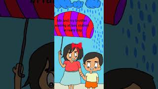 Struggle of rainy day  bollywood music sweetheart comedyfilms funny sister brother shorts [upl. by Hymie956]