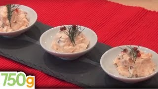 Recette de rillettes au saumon  750g [upl. by Peggie]