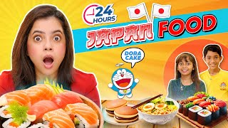 😋24 Hours Japan Food Challenge 🧑‍🍳  🥞 Japan Pancake 🍜Ramen Sushi 🦐 Wonder Munna Unplugged [upl. by Odnanref]