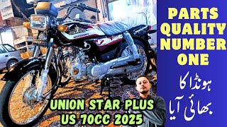 UNION STAR PLUS US 70CC 2025  features  parts quality  price [upl. by Nnyloj394]