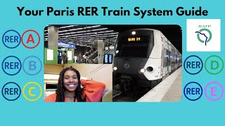 How to use the RER train system in Paris  RER A B C D E maps explained  tips and tricks [upl. by Wurtz662]