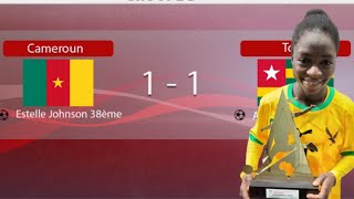 CAN Féminine 2022 CAN 2022  Togo vs Cameroun [upl. by Chessy]